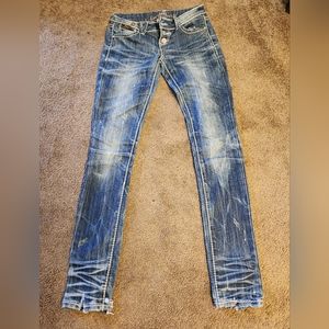 Almost famous washed out jeans bootcut